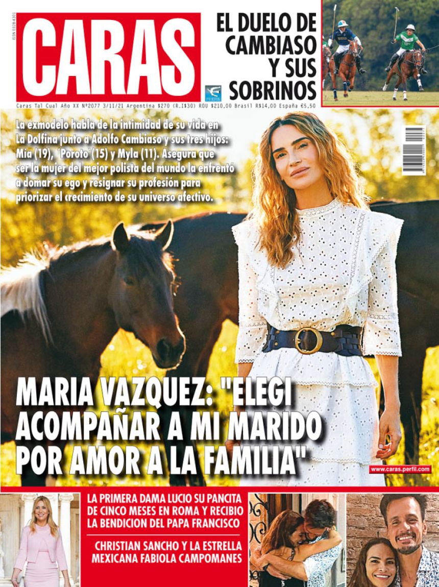María Vázquez: "Elegí acompañar a mi marido por amor a mi familia"