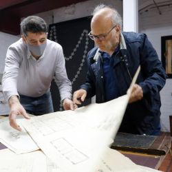 Esteban Casas y Mario Borges encontraron los históricos documentos.