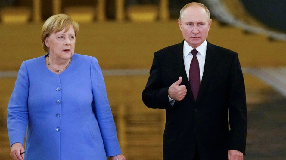 Vladimir Putin Angela Merkel 20211104