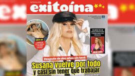 Susana Gimeez en la tapa de Revista Exitoina
