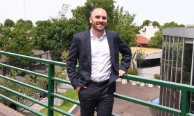 El ministro de Economía Martín Guzmán, en la entrevista con Jorge Fontevecchia.