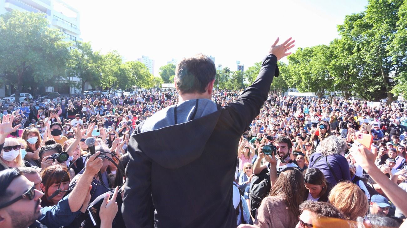 El gobernador de la provincia de Buenos Aires, Axel Kicillof, en La Plata.