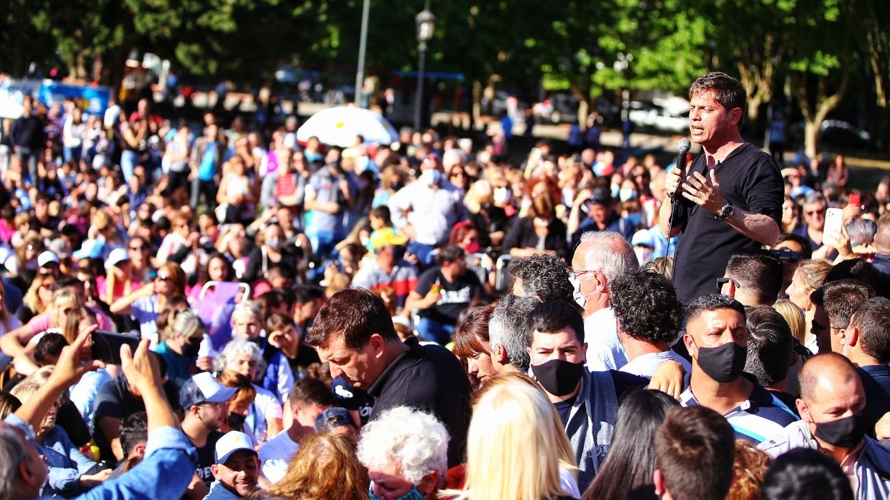 El gobernador de la provincia de Buenos Aires, Axel Kicillof, en La Plata.