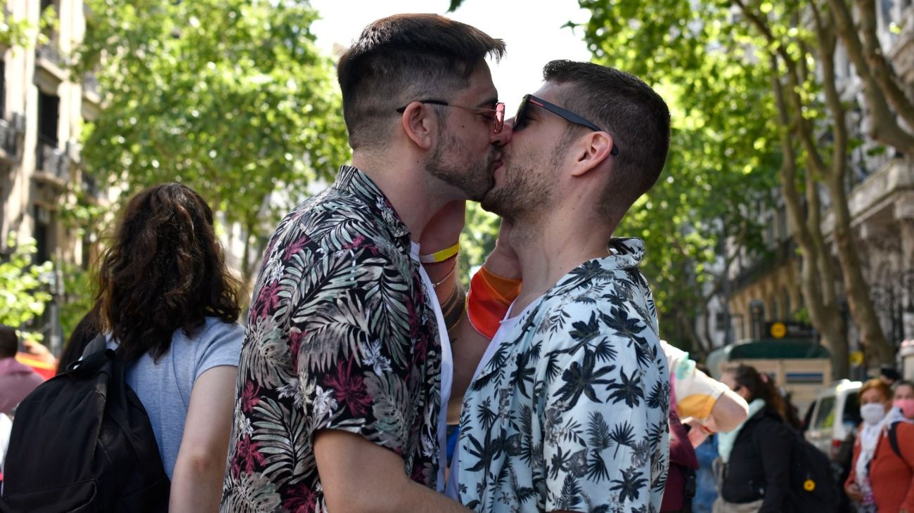 La Marcha del Orgullo LGBTIQ+ en Buenos Aires.