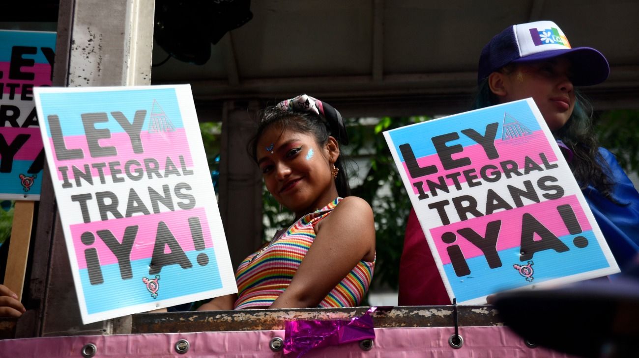 La Marcha del Orgullo LGBTIQ+ en Buenos Aires.