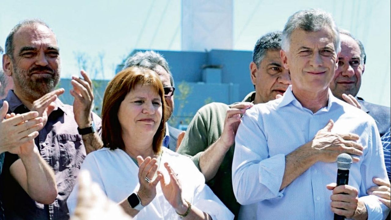 Fernando Iglesias, Patricia Bullrich y Mauricio Macri | Foto:cedoc