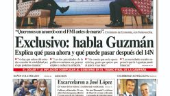 La tapa del Diario PERFIL del sábado 6 de noviembre de 2021