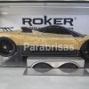 El singular Pagani Zonda F construido con monedas uruguayas (Fotos: gentileza de Martín D'Elia)
