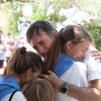Esteban Bullrich peregrinó a la "Virgen del Cerro": "Fue una locura de Dios"