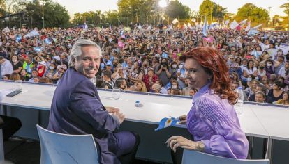 cierre de campaña del Frente de Todos en Merlo
