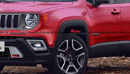 Así sería el nuevo Jeep Renegade 1.3 turbo, ¿Trailhawk?