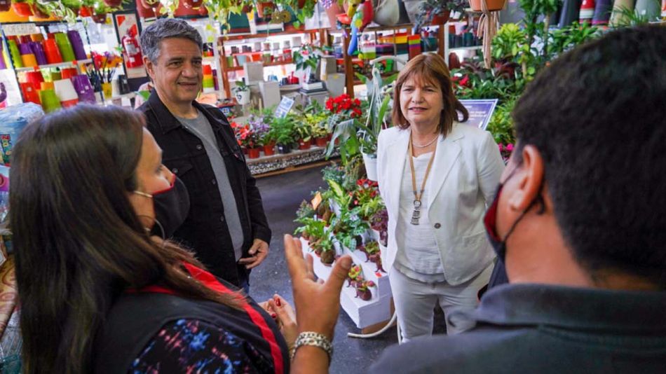 Patricia Bullrich con Jorge Macri-20211111