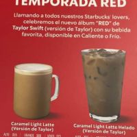 Tras lanzar "Red" y volverse tendencia, Taylor Swift es homenajeada con su propia bebida