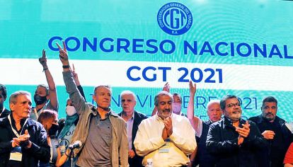 Congreso. El jueves, la Confederación General del Trabajo renovó sus autoridades, con Héctor Daer, Pablo Moyano (ausente por temas de salud) y Carlos Acuña como triunviros. Antonio Caló al final quedó en un segundo plano.