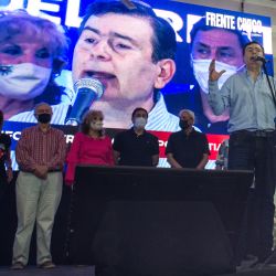 Ventaja de Gerardo Zamora del Frente Cívico en las elecciones de legisladores nacionales en Santiago del Estero. | Foto:Télam/Rapetti Emilio
