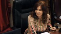 Cristina presidiendo la sesion en el Senado 20211114