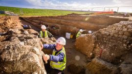 La celda estaba destinada para los gladiadores que estaban a punto de encontrar su destino en la antigua arena de Richborough.