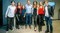 ANALIA MAIORANA CELEBRO JUNTO A SU MARIDO Y SUS HIJOS