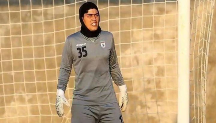 Polémica en el fútbol femenino: Jordania asegura que la arquera de Irán era un hombre. //Redes sociales