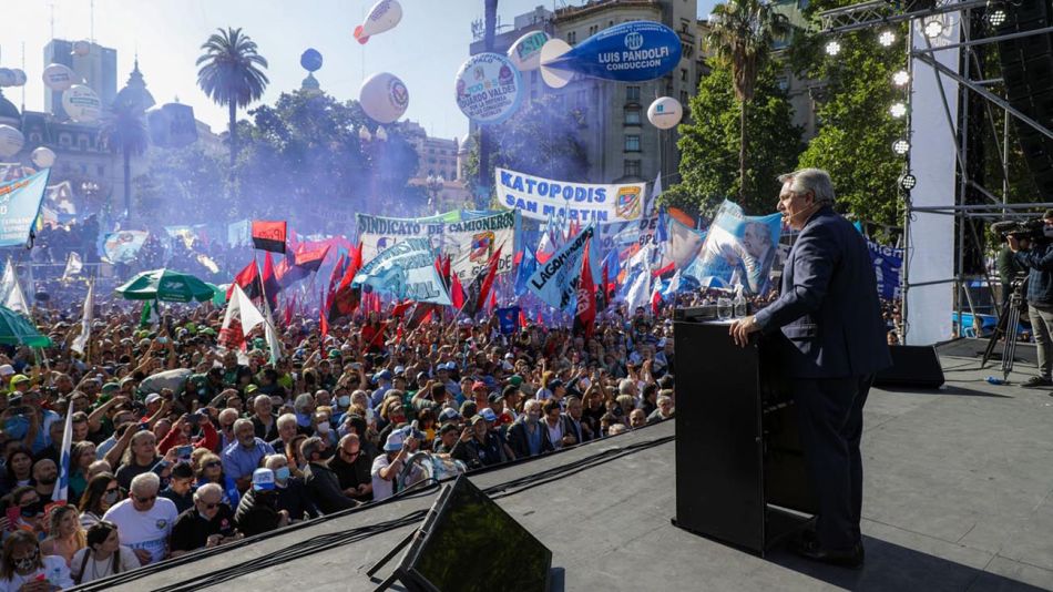 Marcha en Plaza de Mayo 20211117