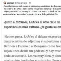 Ángel de Brito cruzó a Rodrigo Lussich luego de que criticara a LAM 