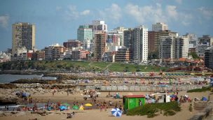 20211121 Las playas de Mar del Plata durante el fin de semana largo