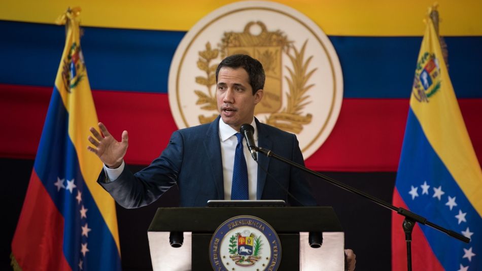 National Assembly President Juan Guaido Holds Press Briefing