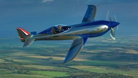 Se esperaba que el Spirit of Innovation tuviera una velocidad máxima de 480 kilómetros por hora.