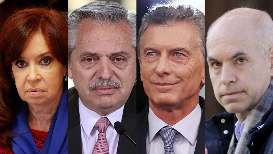 Cristina, Alberto F, Macri y Larreta 20211123
