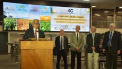 Julián Domínguez, Ministro de Agricultura, durante el cierre del año de las 4 cadenas 20211123