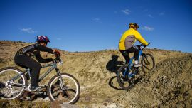 Bicitrismo en la Ría Deseado, Santa Cruz.