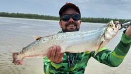 Teníamos todo listo para disfrutar de una gran jornada de pesca.