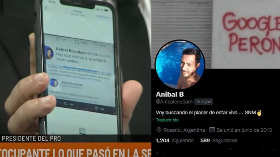 El usuario que según Bullrich anticipó el ataque a Clarín 20211123