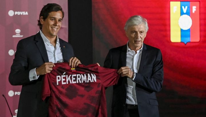 José Pekerman fue presentado como nuevo entrenador de la Selección de Venezuela. //NA