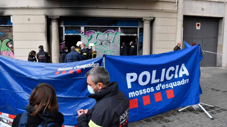 incendio en un local en Barcelona en el que murió una familia 20211130