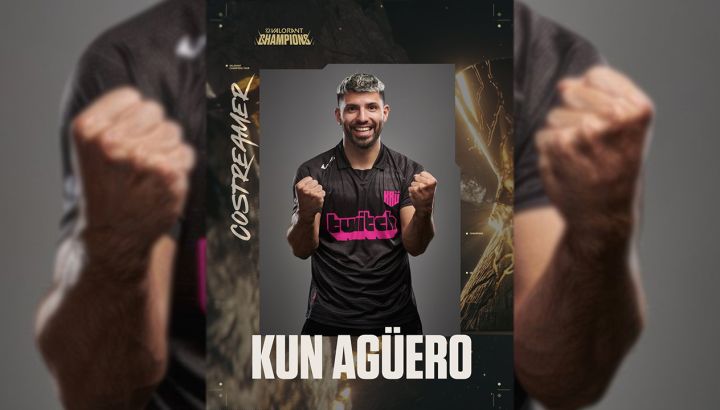 El Kun Agüero transmitirá el primer Mundial de Valorant como co-streamer