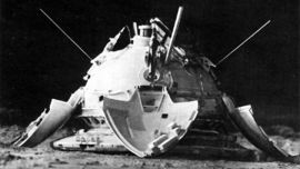 La Mars 3 fue el primer objeto construido por el hombre en posarse sobre Marte.