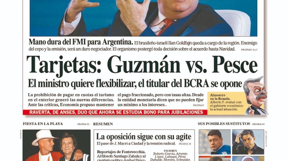 La tapa del Diario PERFIL de este sábado 4 de diciembre de 2021.