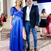 Mica Viciconte lució su pancita de cuatro meses de embarazo en un casamiento