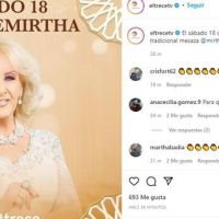 Mirtha Legrand regresa a la TV: se confirmó la fecha