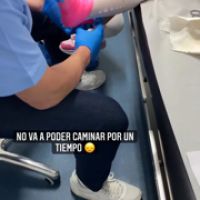 Emma, la hija menor de Evangelina Anderson sufrió un doloroso y fuerte accidente