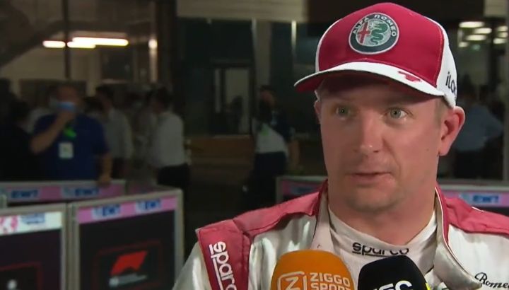 Räikkönen enfrentó los micrófonos una vez que finalizó el Gran Premio de Arabia Saudita.