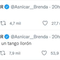 Los mensajes de Brenda Asnicar tras la confirmación de la relación de Duki y Emilia Mernes