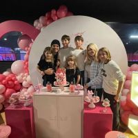 Wanda Nara celebró el cumpleaños de sus hijos y compartió una foto con Anto Roccuzzo