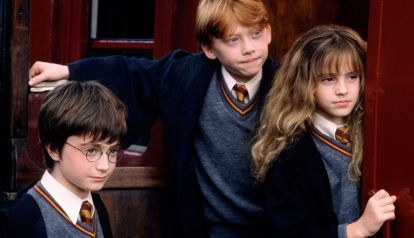 Daniel Radcliffe, Rupert Grint y Emma Watson