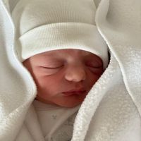 Angie Balbiani fue mamá y mostró la primera foto de Cósimo