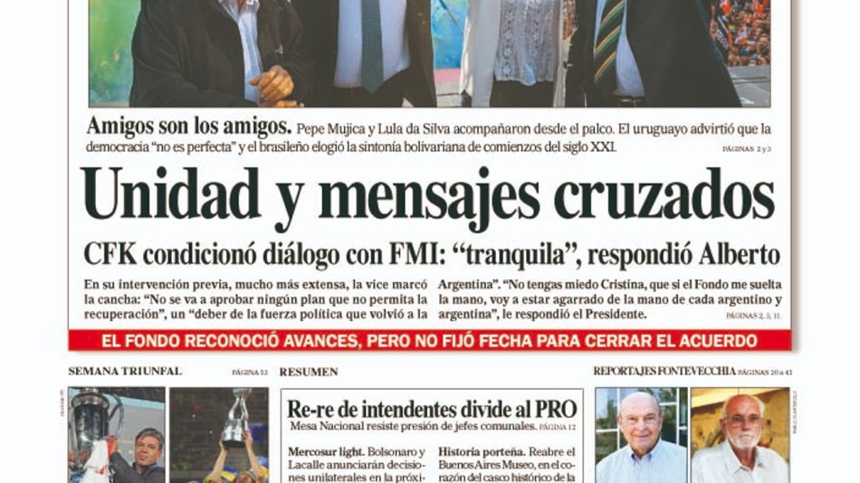 La tapa del Diario PERFIL de este sábado 11 de diciembre de 2021