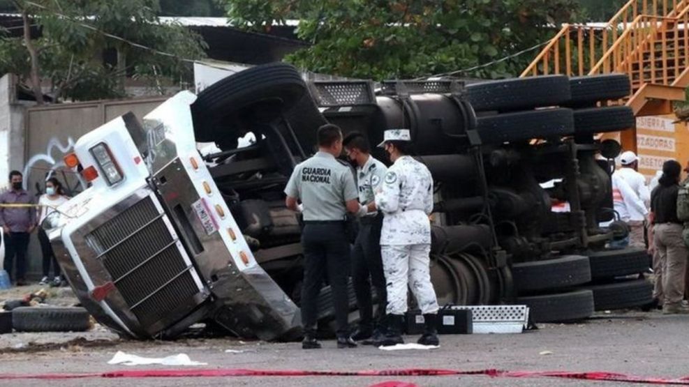 La cifra de muertos por el accidente del camión en Chiapas sube a 54