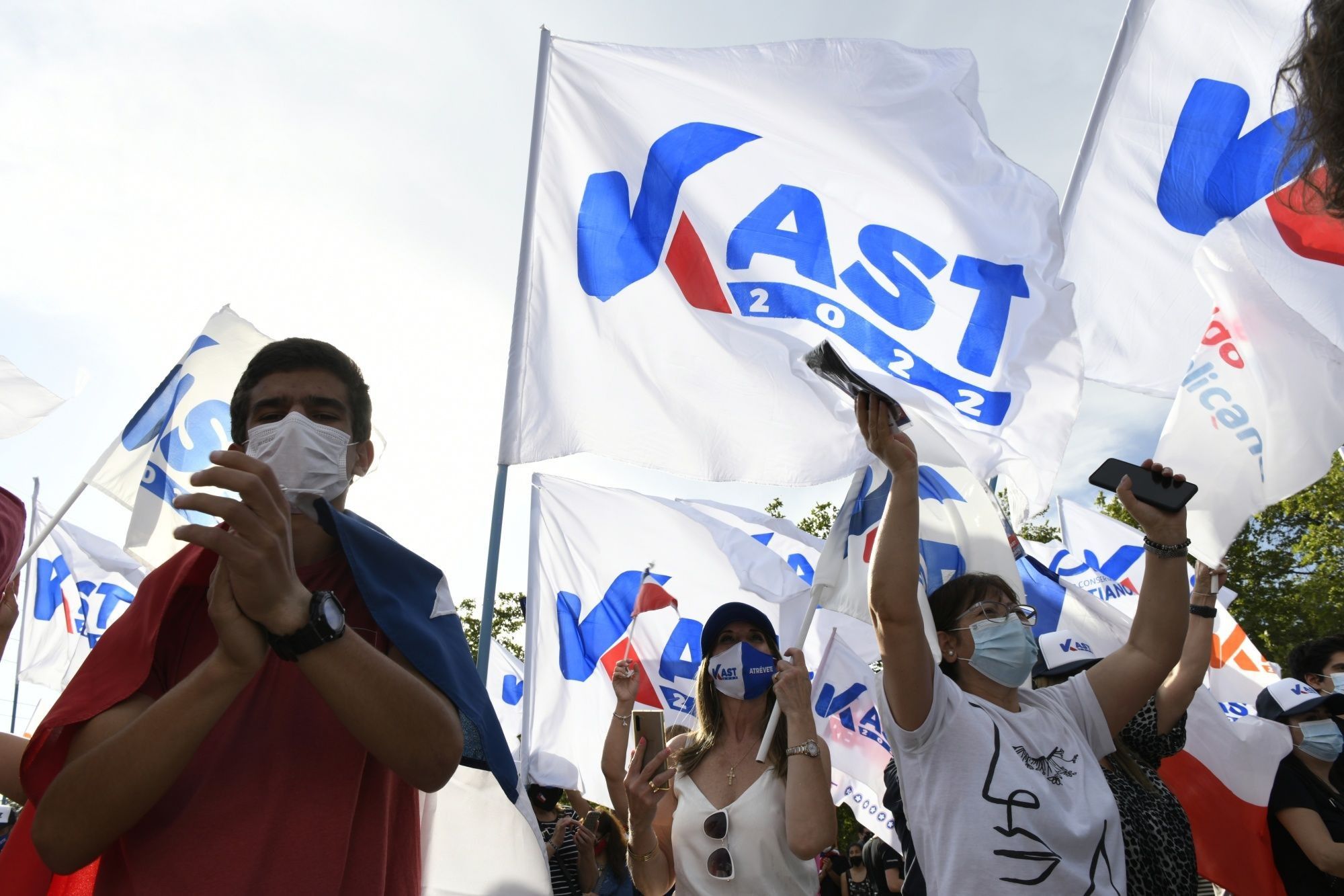 Republican Party Presidential Candidate Jose Antonio Kast Campaign Rally Ahead Of Elections