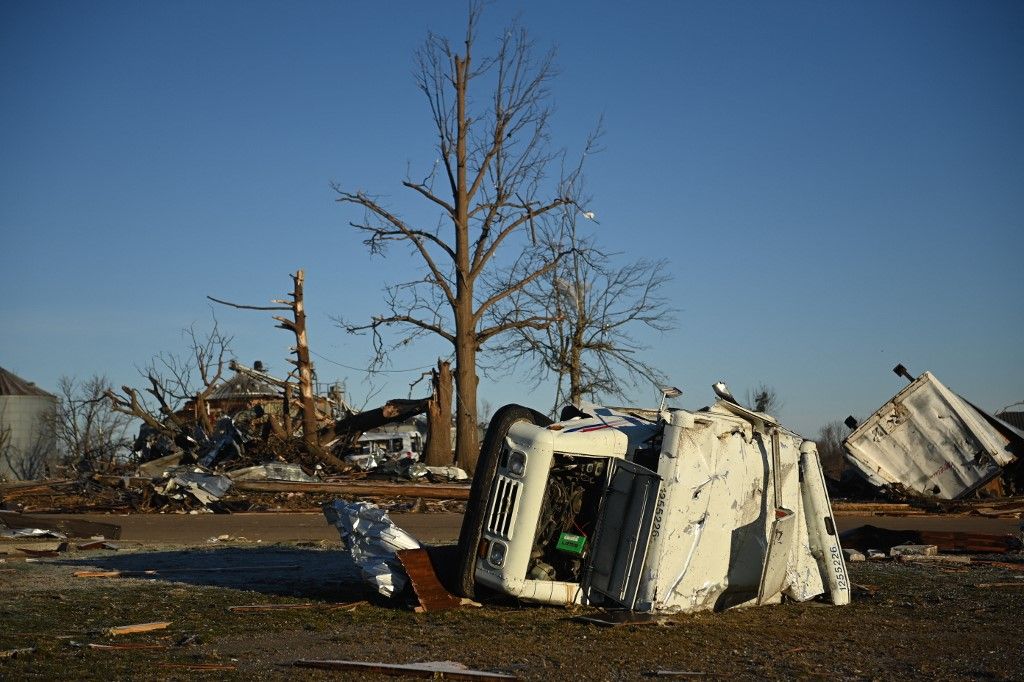 Decenas de personas murieron en Kentucky por el paso de varios tornados que dejaron una estela de destrucción en ese estado de Estados Unidos